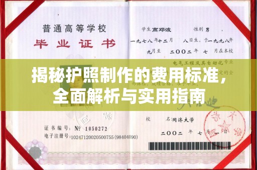 万宁揭秘护照制作的费用标准，全面解析与实用指南