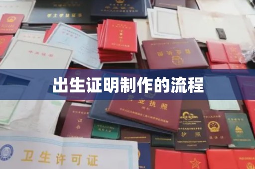 万宁出生证明制作的流程
