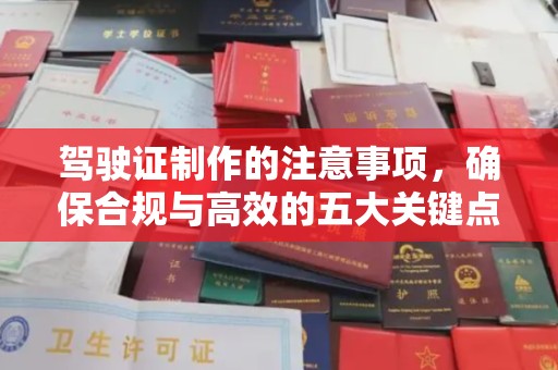 万宁驾驶证制作的注意事项，确保合规与高效的五大关键点