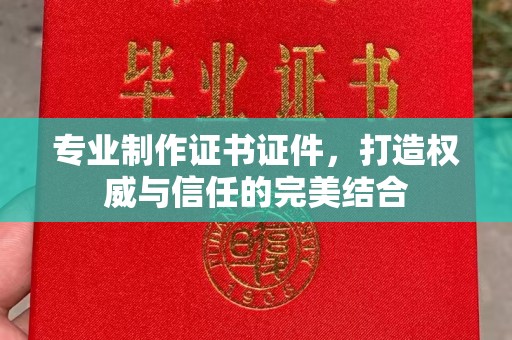 万宁专业制作证书证件，打造权威与信任的完美结合