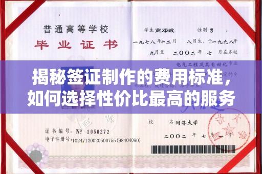 万宁揭秘签证制作的费用标准，如何选择性价比最高的服务？