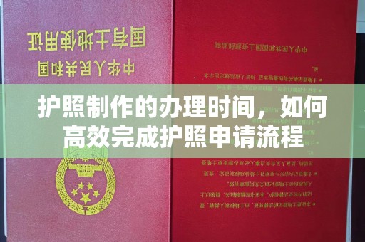 万宁护照制作的办理时间，如何高效完成护照申请流程