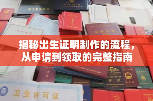 万宁揭秘出生证明制作的流程，从申请到领取的完整指南