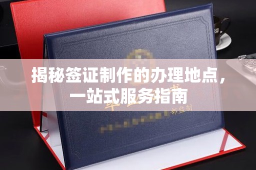 万宁揭秘签证制作的办理地点，一站式服务指南