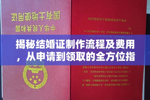 万宁揭秘结婚证制作流程及费用，从申请到领取的全方位指南