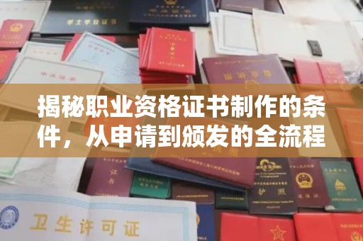 万宁揭秘职业资格证书制作的条件，从申请到颁发的全流程解析