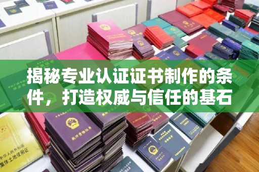 万宁揭秘专业认证证书制作的条件，打造权威与信任的基石